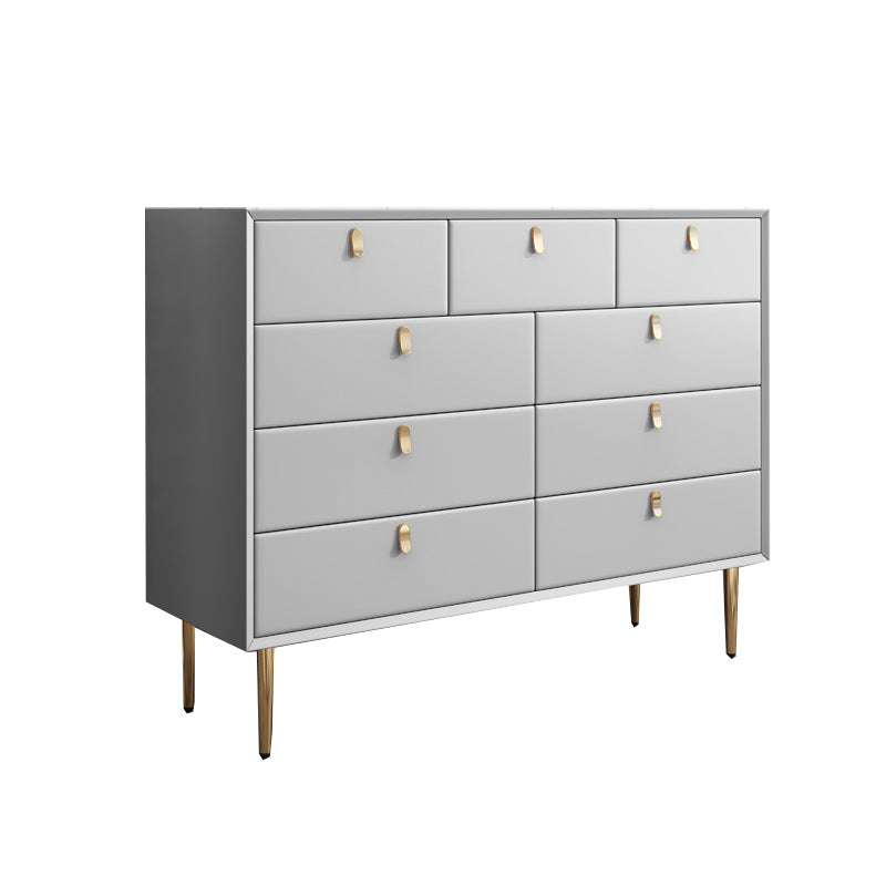 Classic Glam Dresser Stone Storage Chest Dresser with 6/7/9 Drawers , 15.6 Inch W
