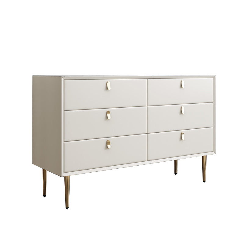 Classic Glam Dresser Stone Storage Chest Dresser with 6/7/9 Drawers , 15.6 Inch W