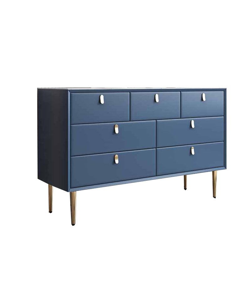 Classic Glam Dresser Stone Storage Chest Dresser with 6/7/9 Drawers , 15.6 Inch W