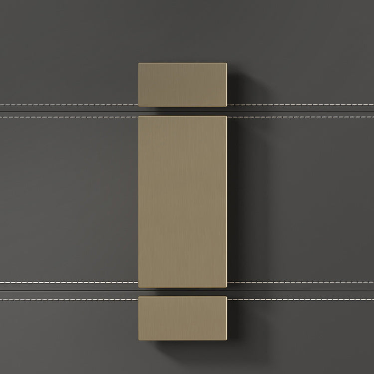 Classic Glam Storage Chest Stone Dresser with 3 Drawers , 15.6 Inch Width