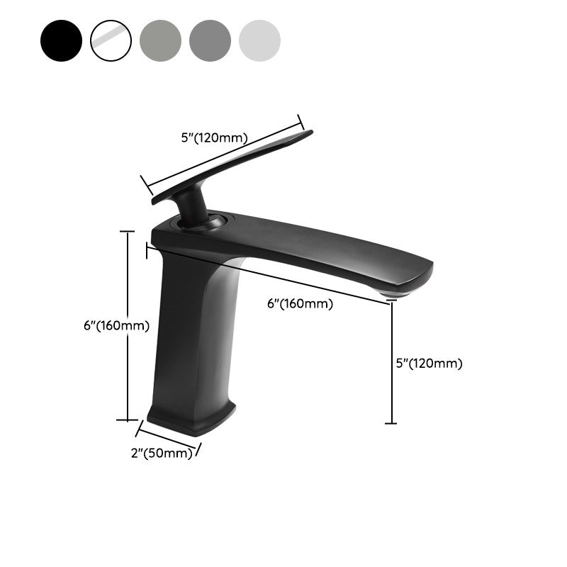 Full Brass 1 Handle Vessel Sink Bathroom Faucet Hot and Cold Water Faucet with Drain