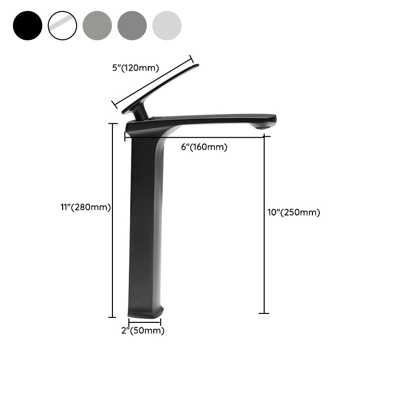 Full Brass 1 Handle Vessel Sink Bathroom Faucet Hot and Cold Water Faucet with Drain