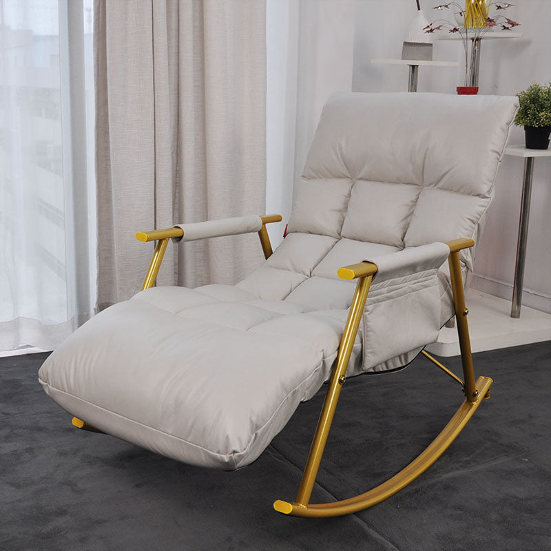 Single Modern Style Chaise Lazy Sofa Chair Lounge Leisure Rocking Chair