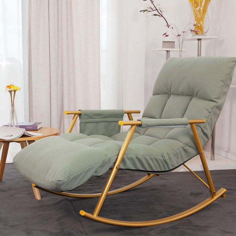 Single Modern Style Chaise Lazy Sofa Chair Lounge Leisure Rocking Chair