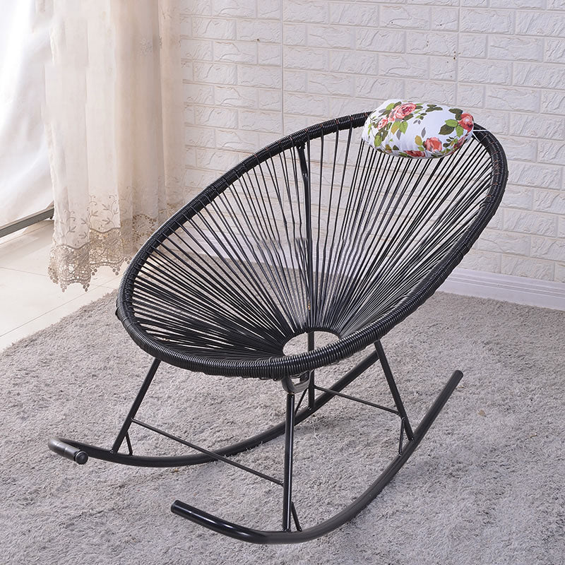 Living Room Iron Base Lazy Chair Modern Lounge Rocking Chair