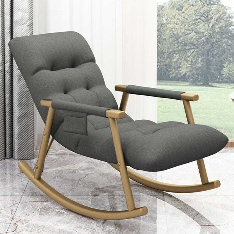 Contemporary Simple Sofa Rocking Chair Indoor Lazy Rocking Chair