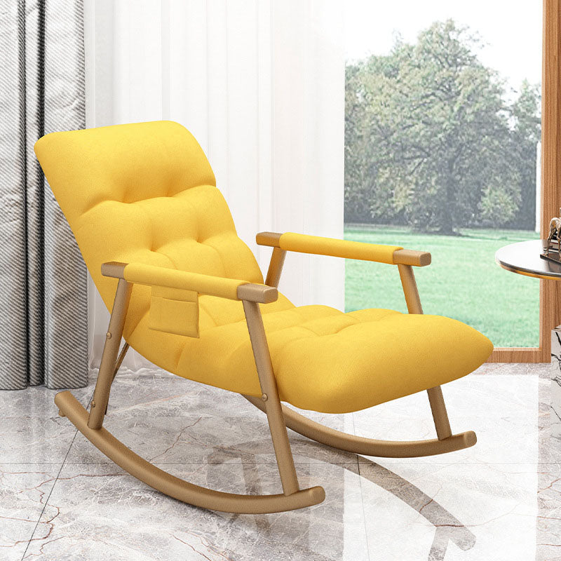Contemporary Simple Sofa Rocking Chair Indoor Lazy Rocking Chair