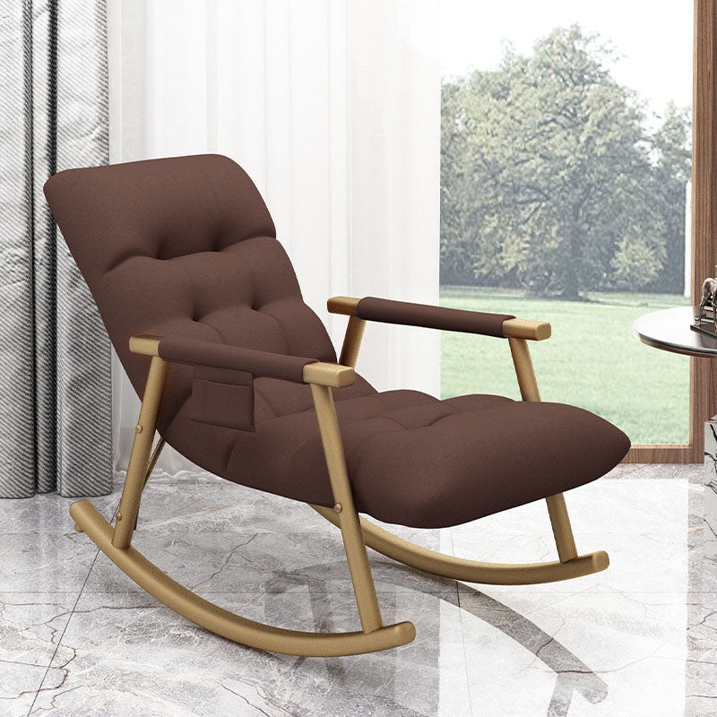 Contemporary Simple Sofa Rocking Chair Indoor Lazy Rocking Chair