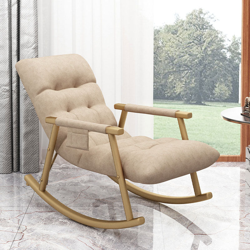 Contemporary Simple Sofa Rocking Chair Indoor Lazy Rocking Chair
