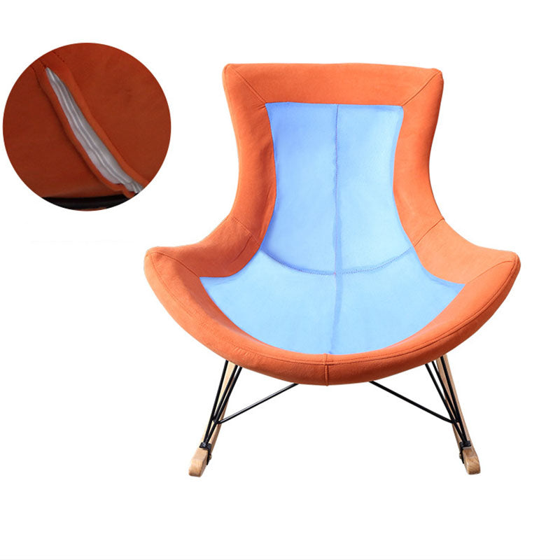 Light Luxury Single Chaise Lazy Sofa Chair Lounge Leisure Rocking Chair