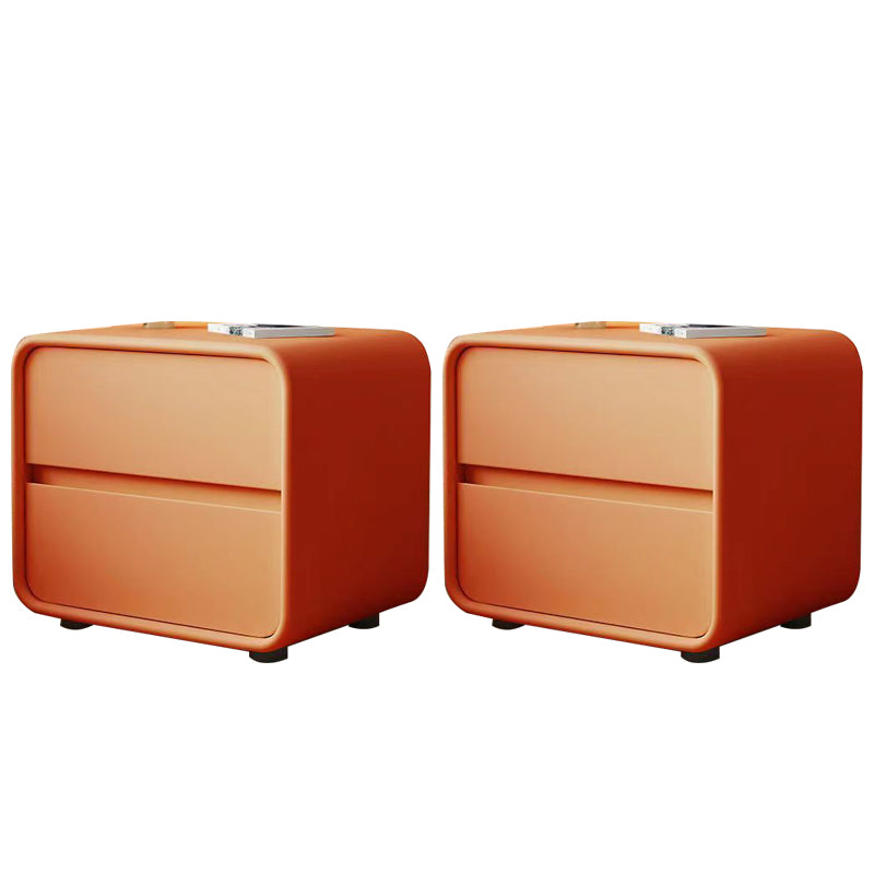 Contemporary Accent Table Nightstand Drawer Storage Bedside Cabinet