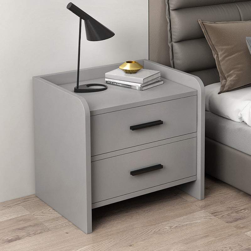 Modern Contemporary Accent Table Nightstand Antique Finish Night Table with Legs