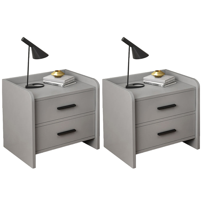 Modern Contemporary Accent Table Nightstand Antique Finish Night Table with Legs