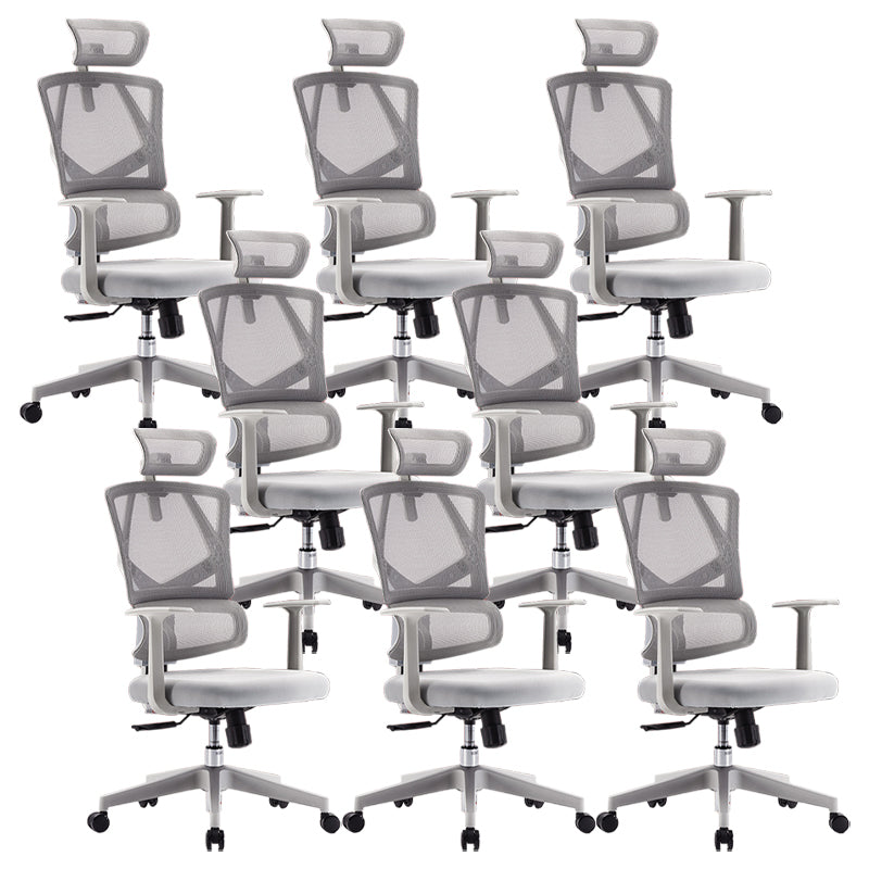 Removable Arms Desk Chair Modern Adjustable Seat Height Swivel Chair
