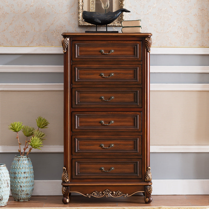 Classic Glam Storage Chest Solid Wood Storage Chest Dresser with 4/5/6 Drawers