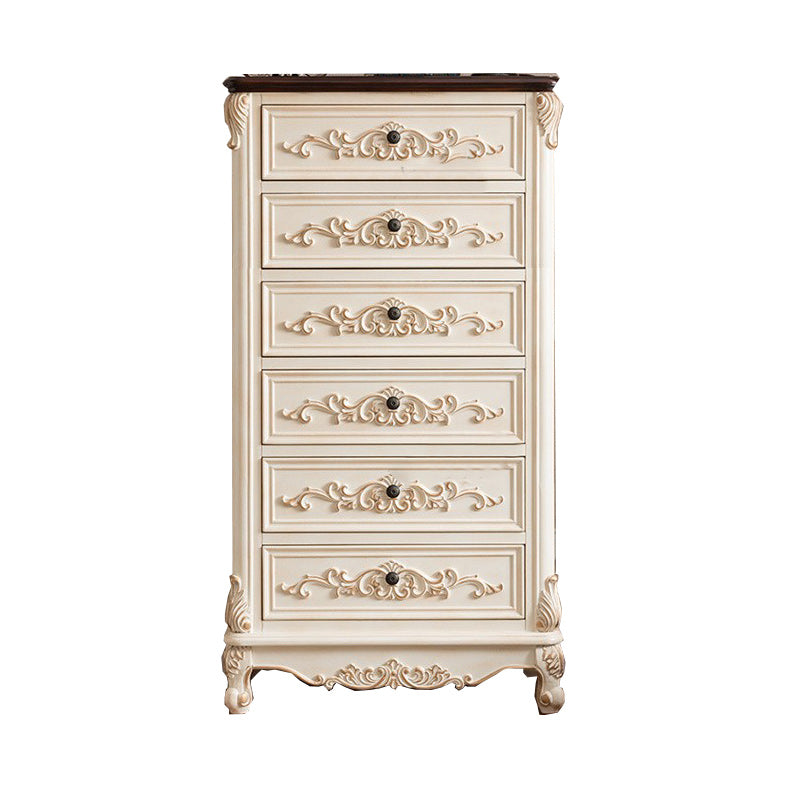 Classic Glam Storage Chest Solid Wood Storage Chest Dresser with 4/5/6 Drawers