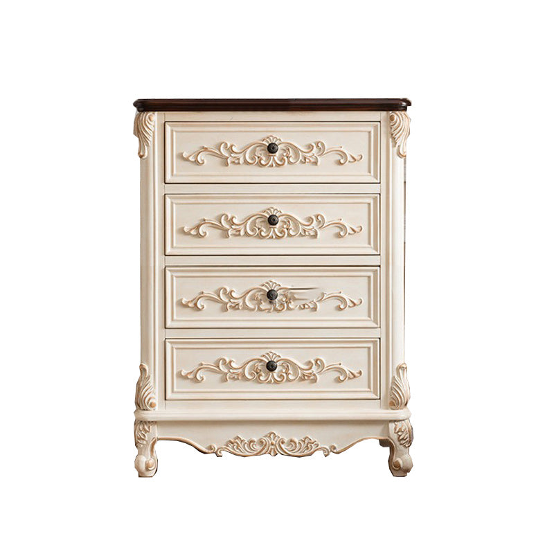 Classic Glam Storage Chest Solid Wood Storage Chest Dresser with 4/5/6 Drawers