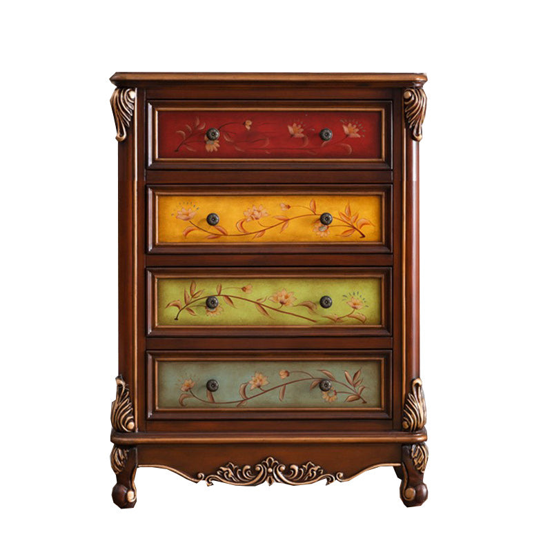 Classic Glam Storage Chest Solid Wood Storage Chest Dresser with 4/5/6 Drawers