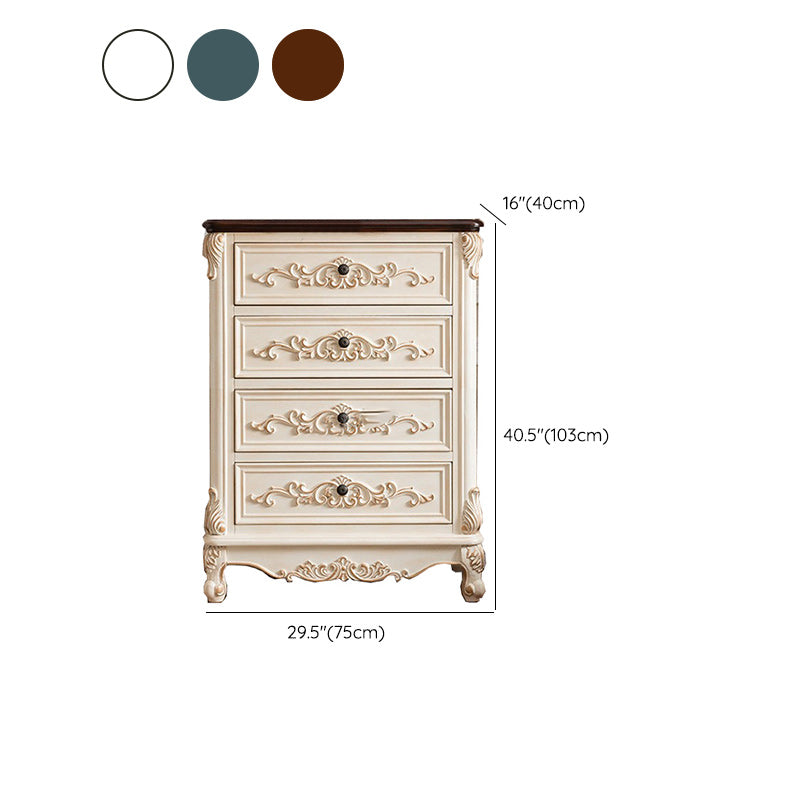 Classic Glam Storage Chest Solid Wood Storage Chest Dresser with 4/5/6 Drawers