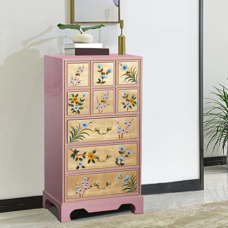 Classic Glam Dresser Solid Wood Storage Chest Dresser with 5/6/7/8/9 Drawers