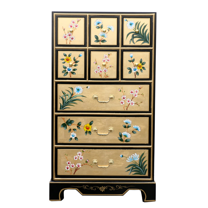 Classic Glam Dresser Solid Wood Storage Chest Dresser with 5/6/7/8/9 Drawers