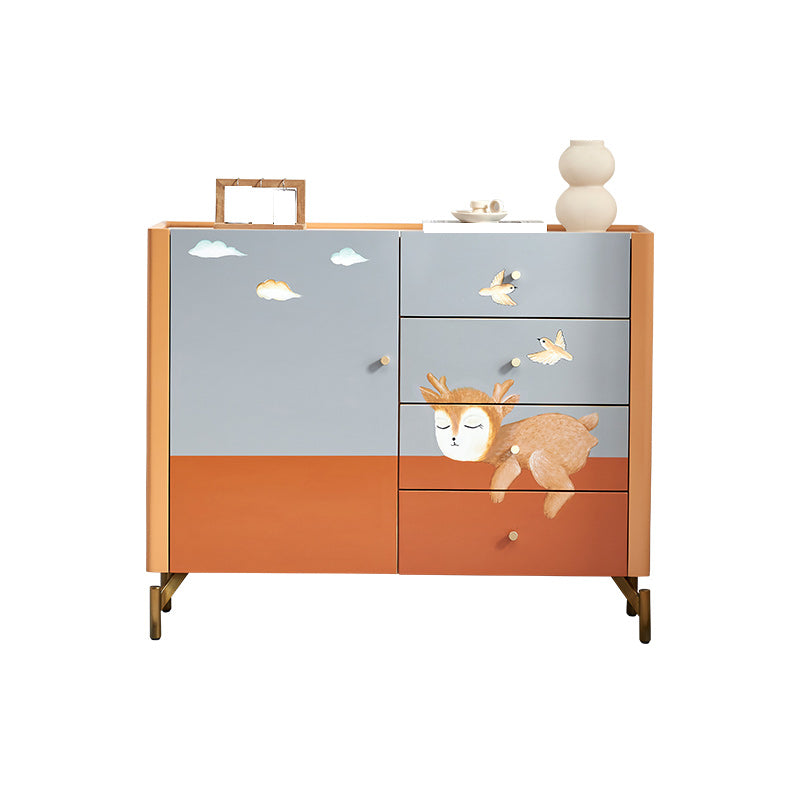 Classic Glam Storage Chest Solid Wood Storage Chest Dresser for Bedroom