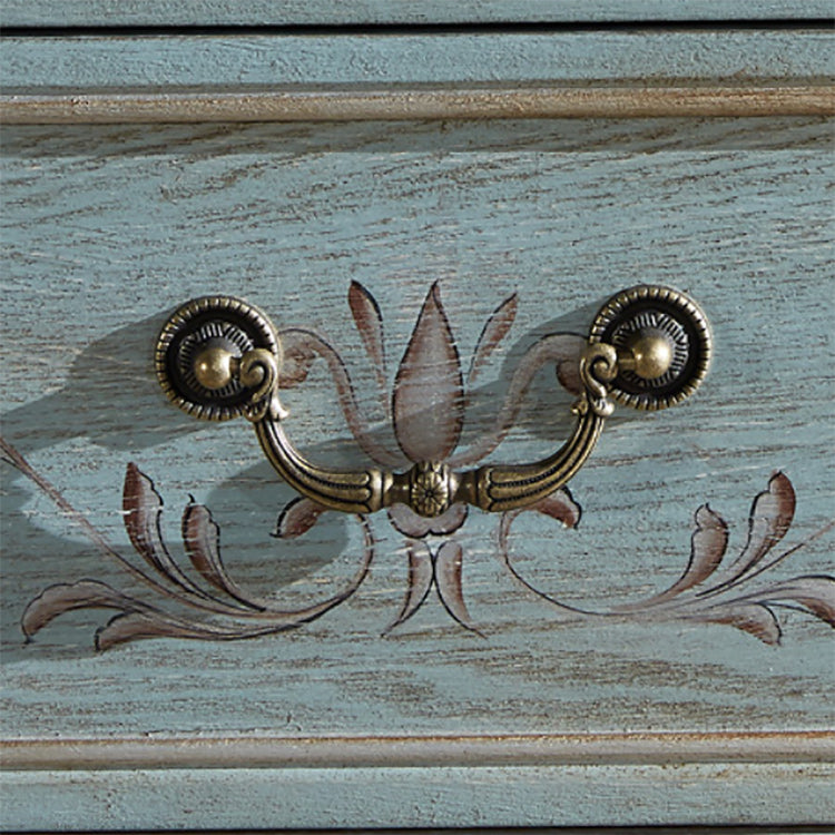 Traditional Wood Media Chest Horizontal Lingerie Chest with Drawers