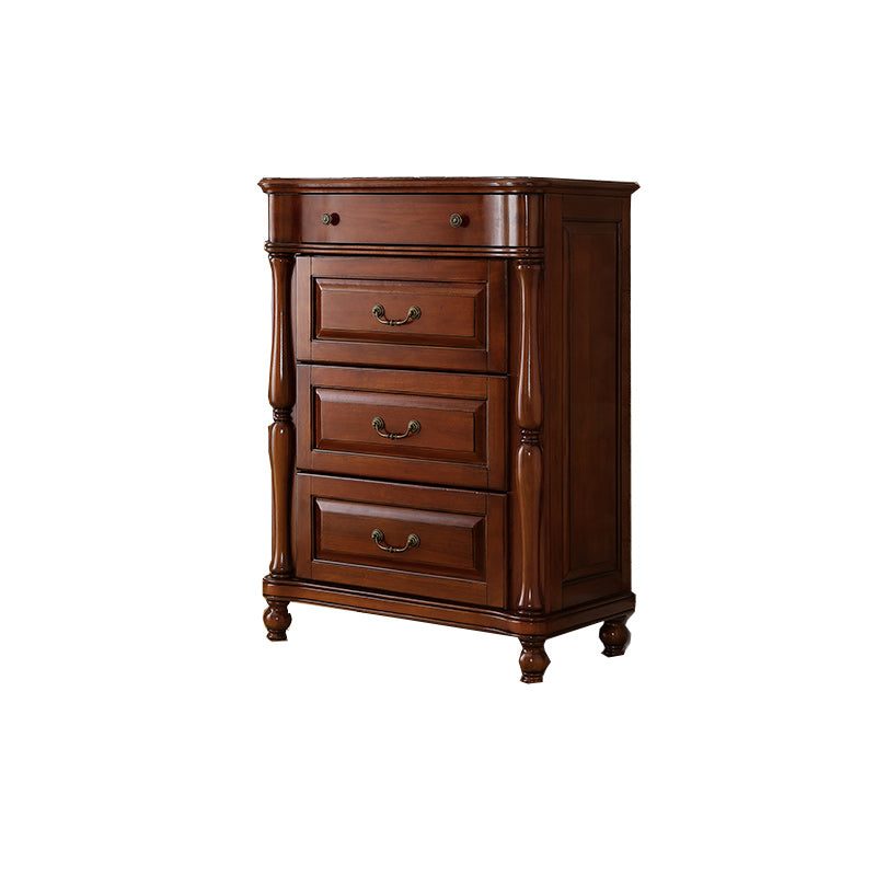 Traditional Storage Chest Solid Wood Dresser with 3/4/6/7/9 Drawers