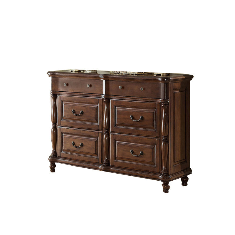 Traditional Storage Chest Solid Wood Dresser with 3/4/6/7/9 Drawers