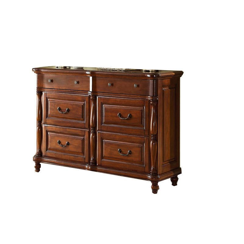 Traditional Storage Chest Solid Wood Dresser with 3/4/6/7/9 Drawers