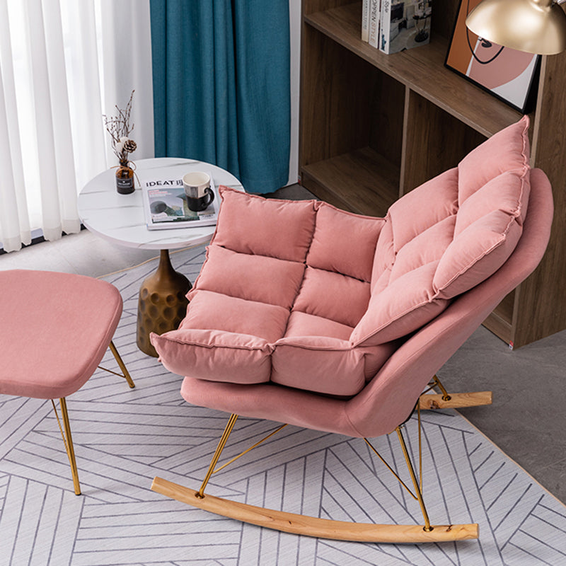 Single Lazy Sofa Rocking Chair Indoor Rocking Chair for Bedroom