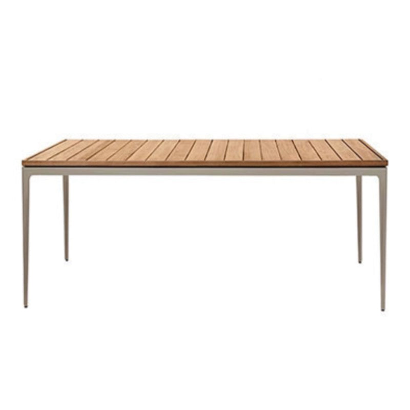 Boho Style Dining Set Rectangular 1/5/7 Pieces Dining Set with Metal Base