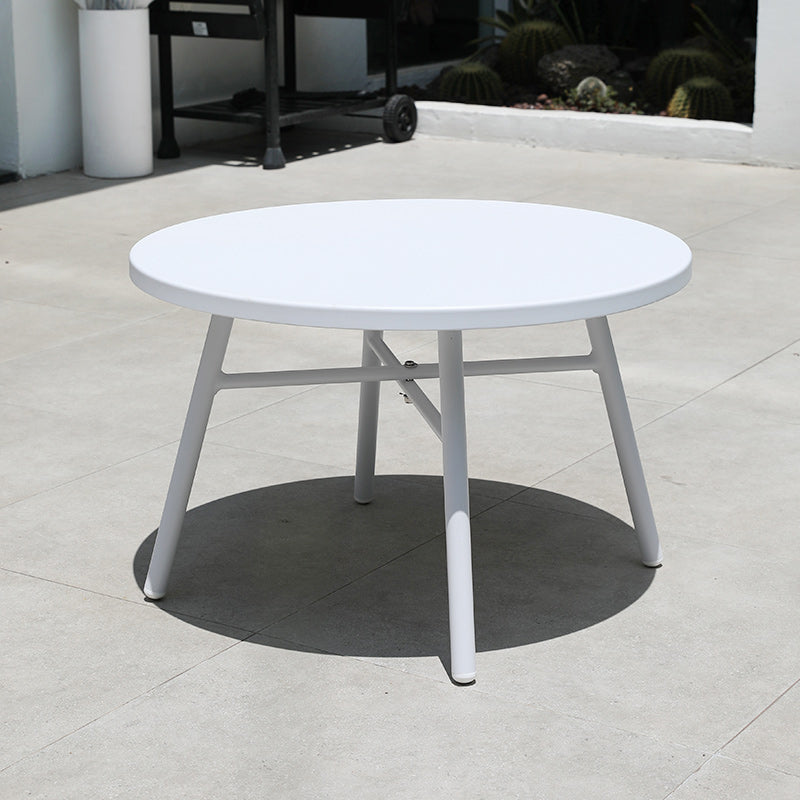 Boho 1/3/4/5 Pieces Dining Table Set Metal Round Round Dining Set