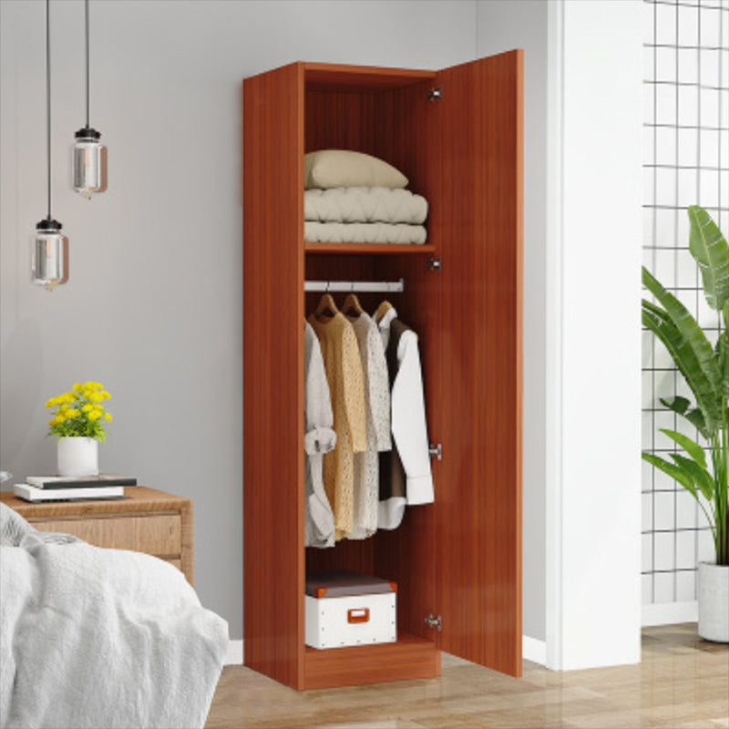 Matte Finish Cabinet with 1 Door Contemporary Manufactured Wood Storage Cabinet