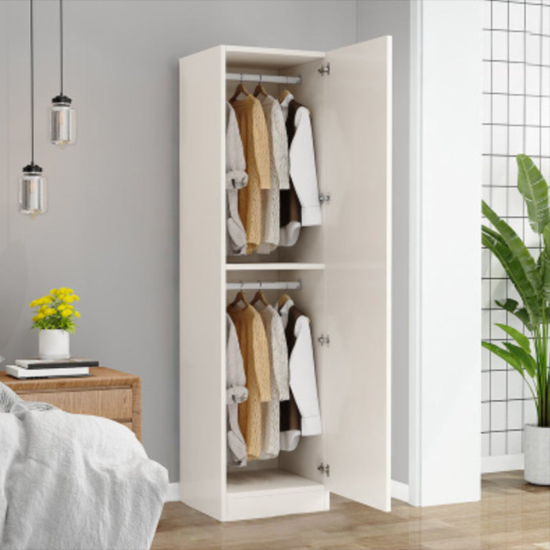 Matte Finish Cabinet with 1 Door Contemporary Manufactured Wood Storage Cabinet