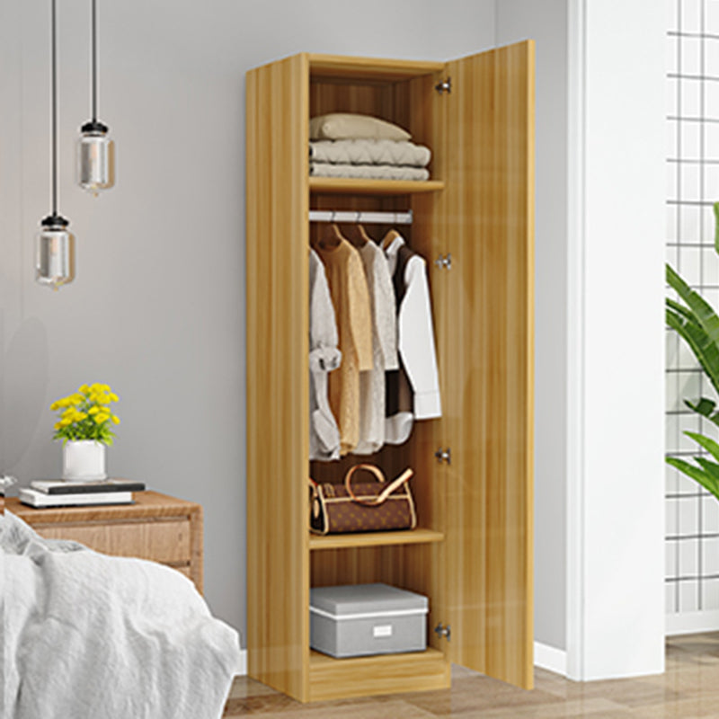 Matte Finish Cabinet with 1 Door Contemporary Manufactured Wood Storage Cabinet