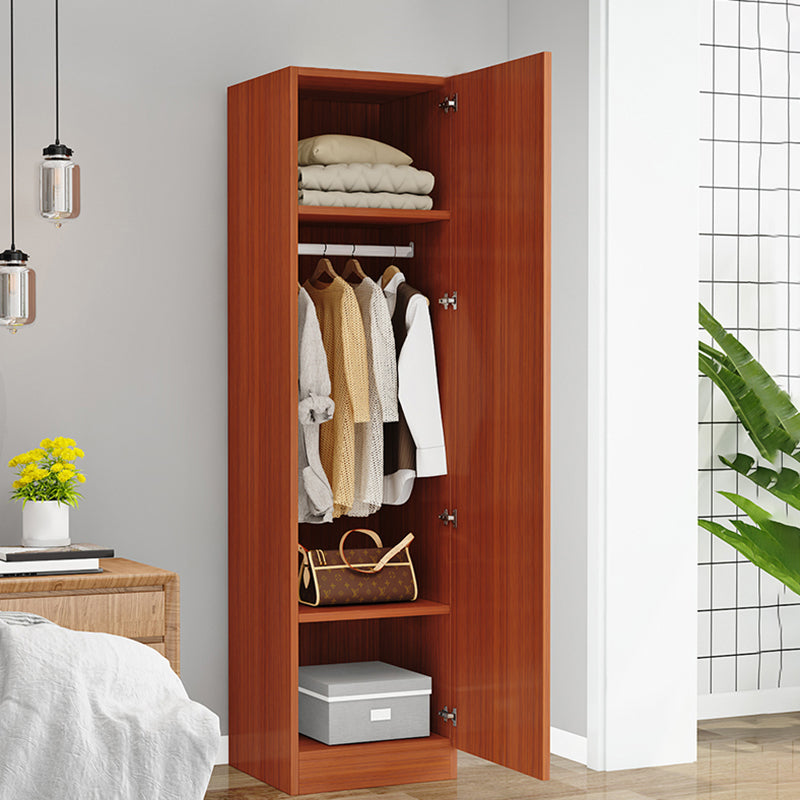Matte Finish Cabinet with 1 Door Contemporary Manufactured Wood Storage Cabinet