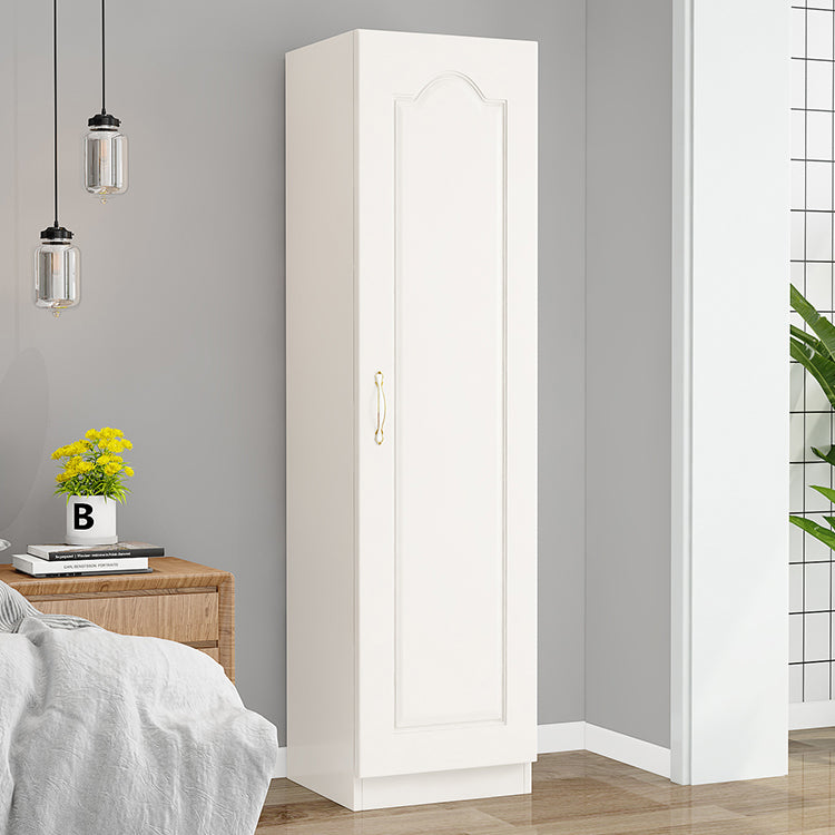 Matte Finish Cabinet with 1 Door Contemporary Manufactured Wood Storage Cabinet