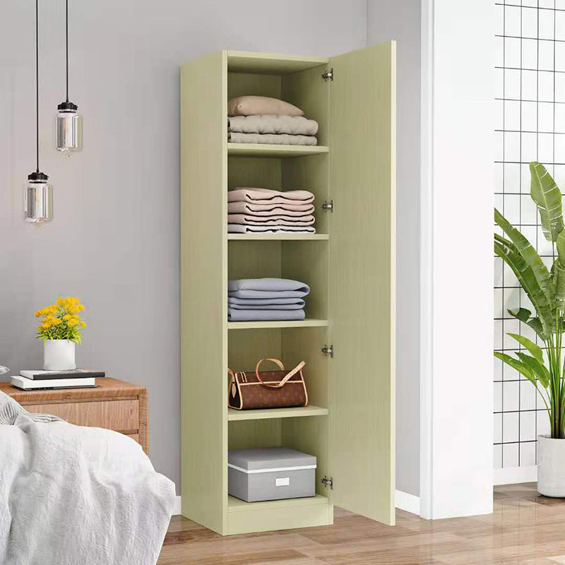 Matte Finish Cabinet with 1 Door Contemporary Manufactured Wood Storage Cabinet