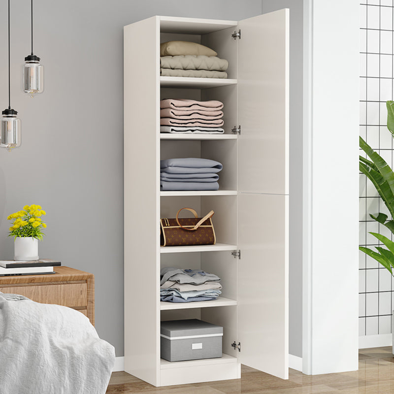 Matte Finish Cabinet with 1 Door Contemporary Manufactured Wood Storage Cabinet