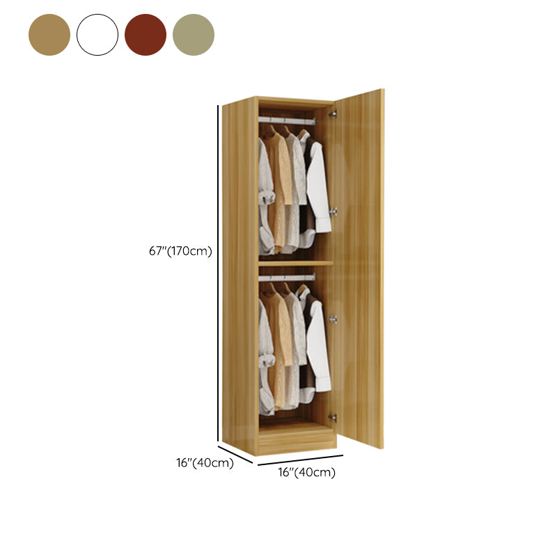 Matte Finish Cabinet with 1 Door Contemporary Manufactured Wood Storage Cabinet