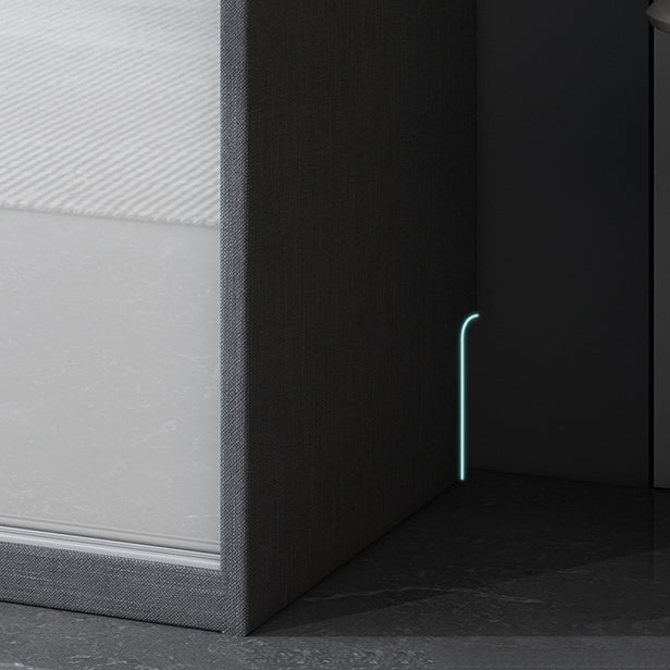 Manufactured Wood Glossy White Storage Cabinet Modern Cabinet for Bedroom