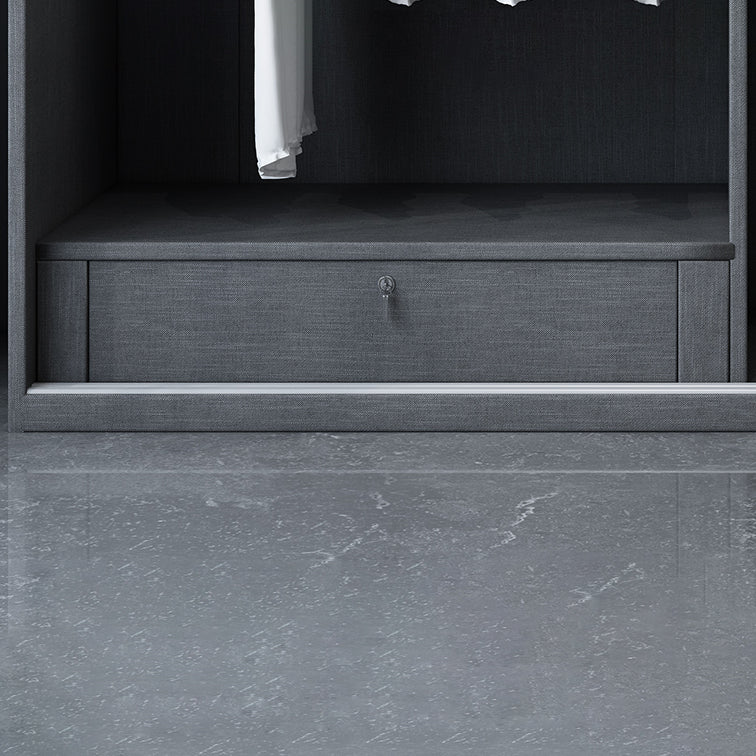 Manufactured Wood Glossy White Storage Cabinet Modern Cabinet for Bedroom