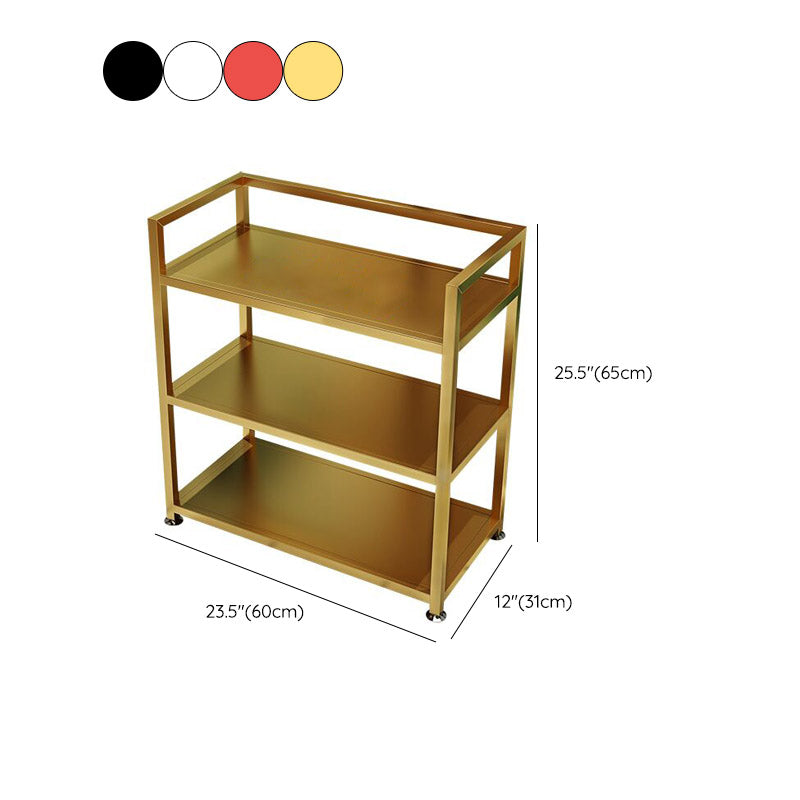Modern Open Storage Prep Table Rectangular Dining Room Prep Table