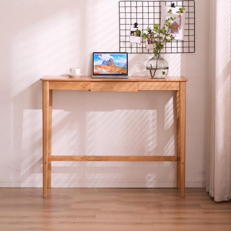 Contemporary Rectangle Bar Table Wood Bar Dining Table for Living Room