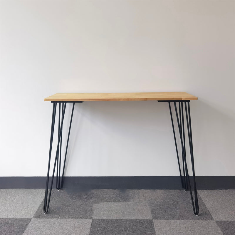 Contemporary Rectangle Bar Table Wood Bar Dining Table for Living Room