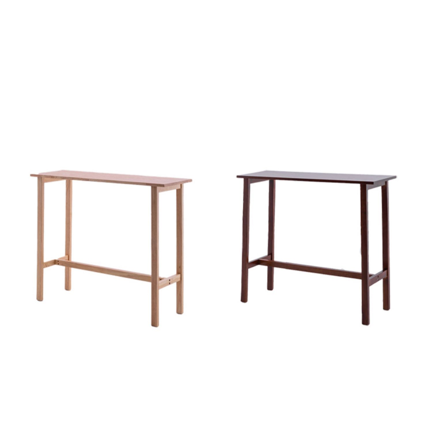 Contemporary Rectangle Bar Table Wood Bar Dining Table for Living Room