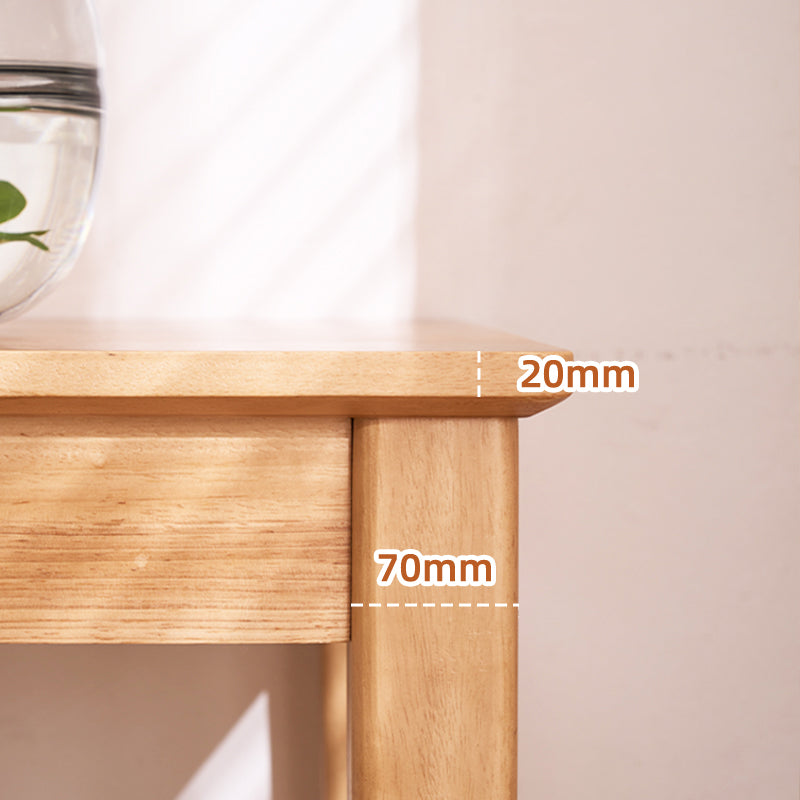 Contemporary Rectangle Bar Table Wood Bar Dining Table for Living Room