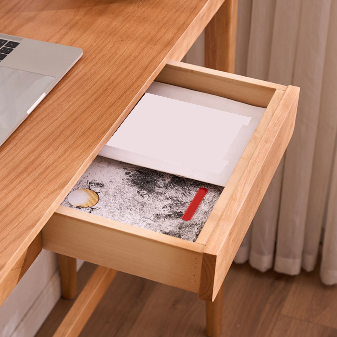 Contemporary Rectangle Bar Table Wood Bar Dining Table for Living Room