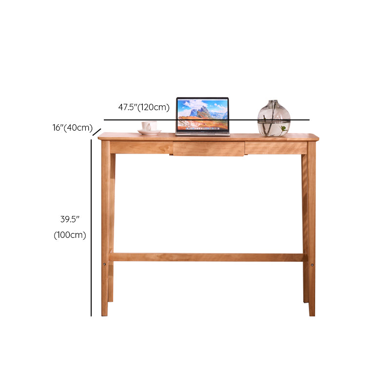 Contemporary Rectangle Bar Table Wood Bar Dining Table for Living Room